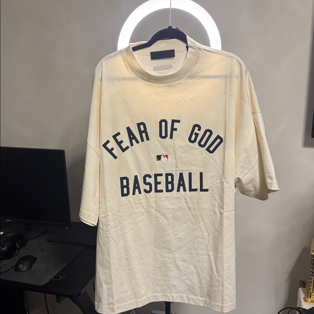 Fear of God Cream Baseball Tee